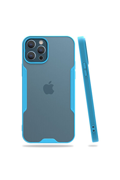 NewFace Iphone 12 pro max platinum silicone case - blue