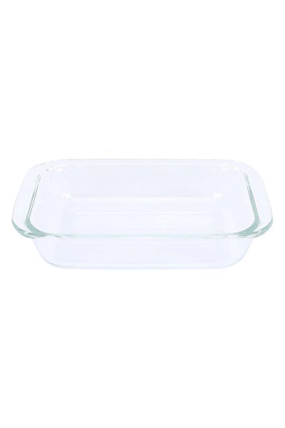 Chefline طبق خبز مستطيل من زجاج البوروسيليكات HSAP30L، سعة 2.9 لتر، شفاف