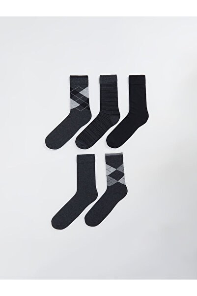 LC Waikiki Patterned Men's Ankle Socks 5 Pack