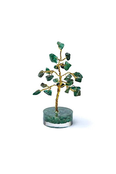 DECOR Decorative tree made of semi-precious stones - Green Aventurine