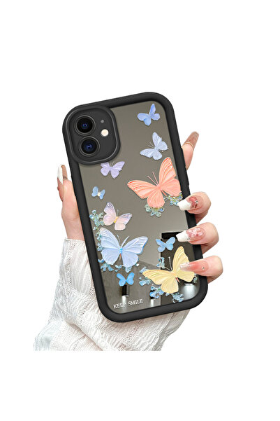 Hontinga حافظة هاتف متوافقة مع iPhone 12، حافظة سيليكون جميلة مضادة للانعكاس