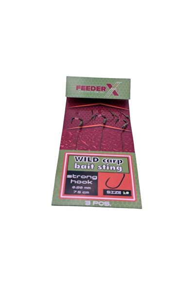 FeederX Momeală pentru crap sălbatic cu cârlig nr. 10