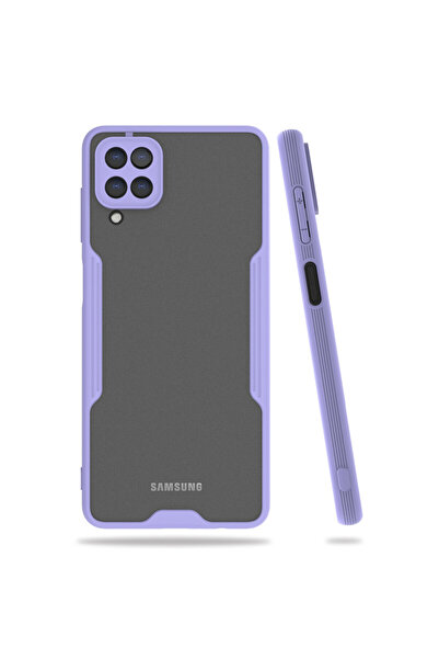 NewFace حافظة سامسونج جالاكسي A22 سيليكون بلاتينيوم - أرجواني