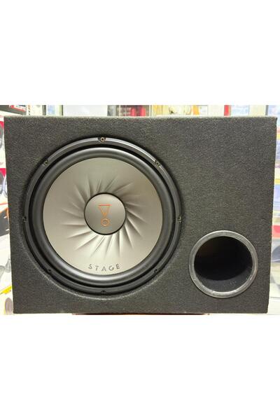 YALÇIN Stage 122 30 cm Geniş Port Kabinli Subwoofer Bass 1000 Watt 250 Rms Pe...