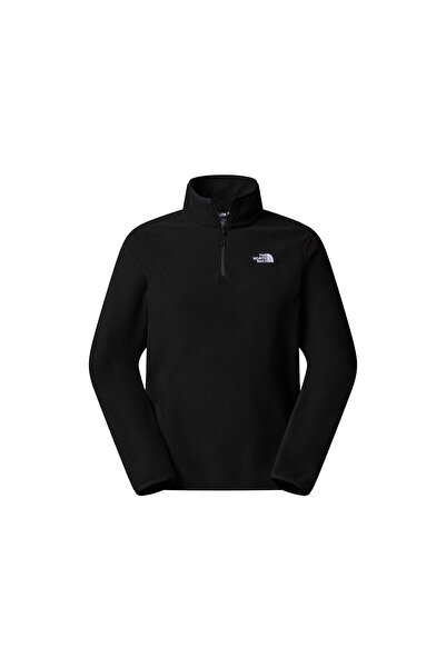 THE NORTH FACE M Glacier Fleece 1/4 Zip Jacket Kadın Outdoor Parka NF0A8D0QJK31 Siyah