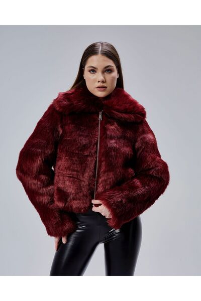 Moda Sarıgül Fermuarlı Kürk