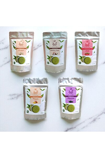 Karadeniz Matcha Five Flavored Matcha Set (Total 250 Grams)