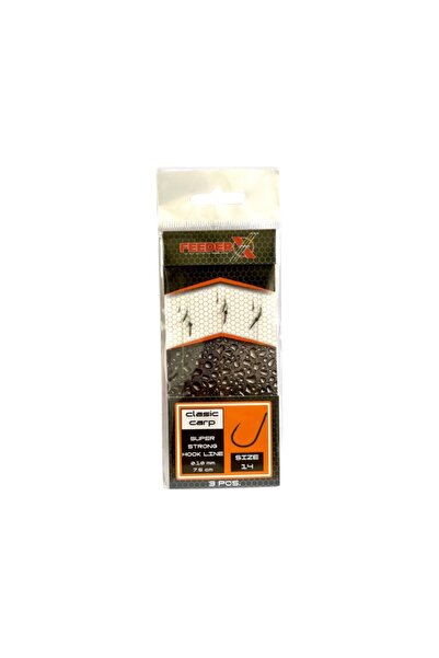 FeederX Set de 3 cârlige clasice pentru crap cu momeală nr. 14