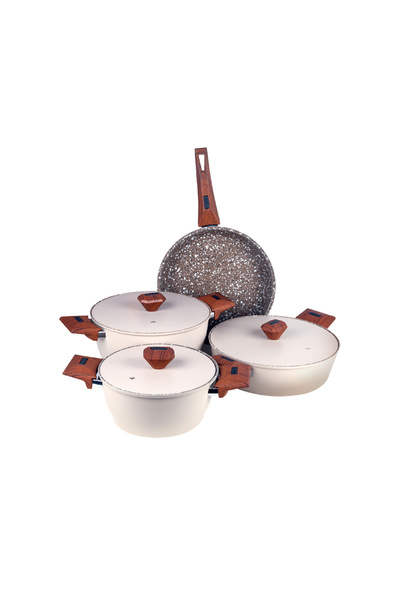 Gigilli Aluminium Cookware Set, 7 pcs
