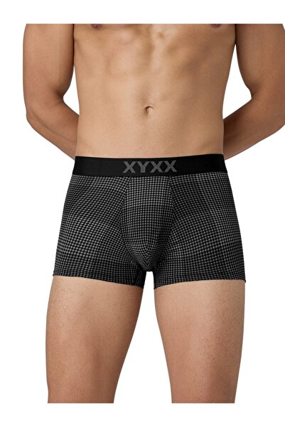 XYXX By Styli Men Nano Checks Super Combed Cotton Printed Trunks