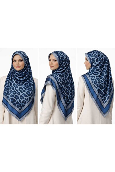 tomrisboutique Luxury Voile Silk Shawl Hijab Foulard Scarf Shawl Leopard Patt...