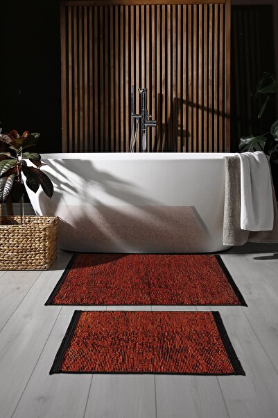 Cotto Home Βάση μπάνιου Rothi με αντιολισθητική βάση από βαμβάκι, πορτοκαλί, ...