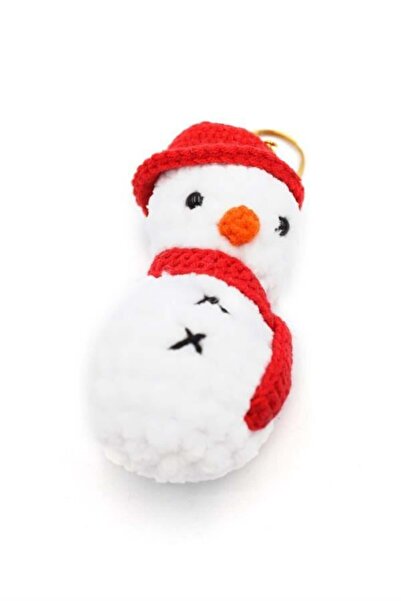 MENESSA Snowman Keychain - White