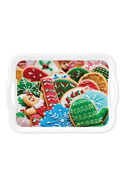 LULU DS Melamine Rectangle Tray with Handle, 15 inches, Natasha