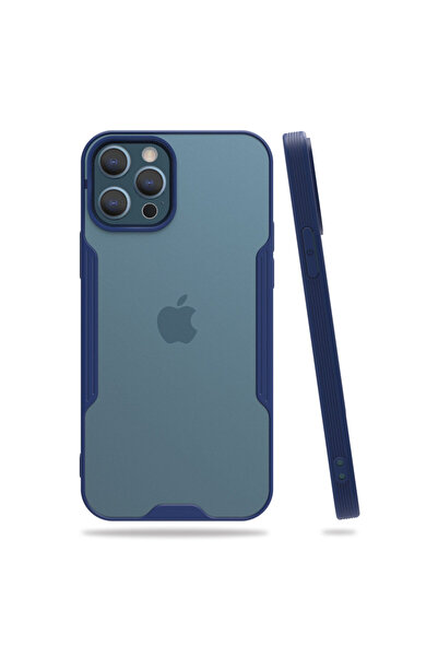 NewFace Iphone 12 pro max platinum silicone case - navy blue