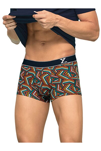 XYXX By Styli Men Cotton Stripes Parallax Trunks