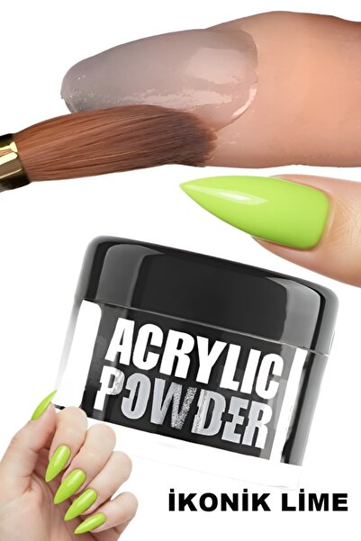 xolo Akrilik Powder İkonik Lime 311 Protez Tırnak Tozu – Profesyonel Nail Acr...