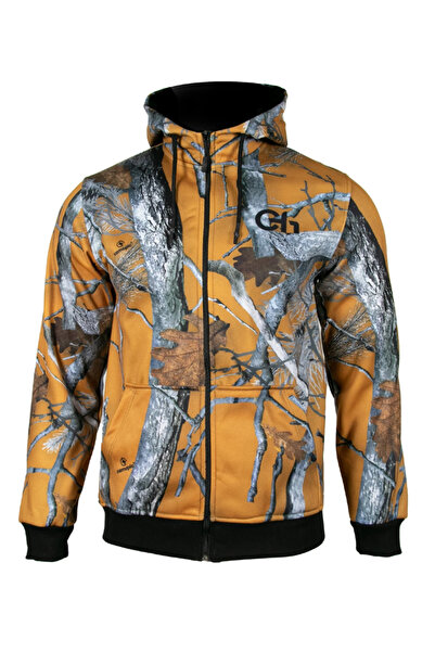 Tough Challenger Outdoor Challenger Hooded Polar Hunting Jacket with Pockets ...