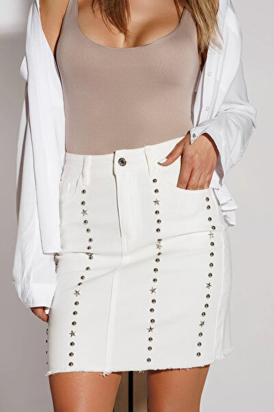 Zaira Anastasia Alba Women's Short Denim Skirt #A1063 - XS