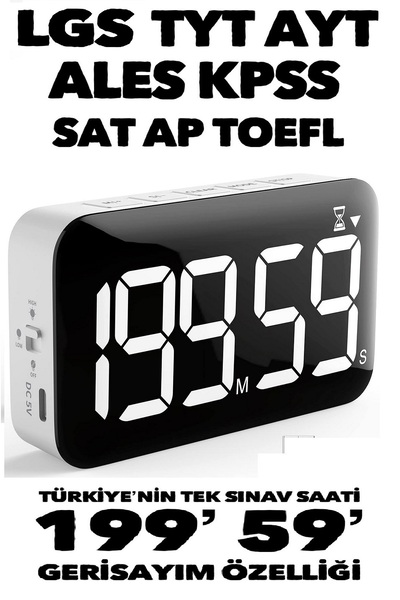 DEEMBRO 2026 LGS AYT TYT ALES KPSS Türkiye deneme sınavlarına uygun öğrenci saati Sınav Saati