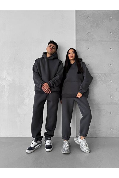 OKULCUBABA طقم مبطن بالصوف أوفمان خاص للأزواج من الجنسين (فردي)