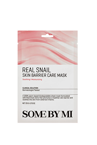 Some By Mi Real Snail Skin Barrier Care Mask – Salyangoz Özlü Cilt Bariyeri O...