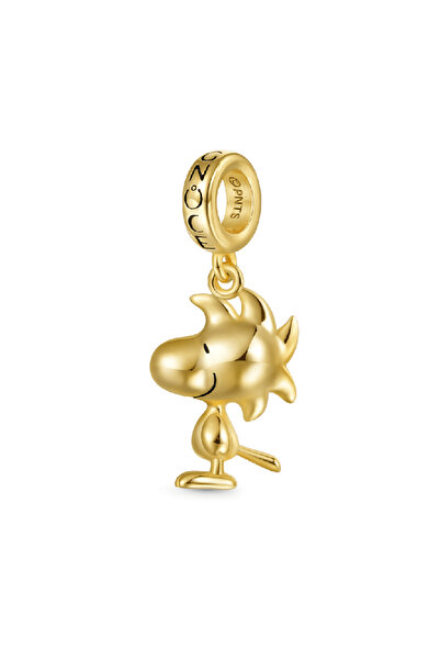 Gnoce Peanuts Woodstock Sallantılı Charm, 925 Ayar Gümüş