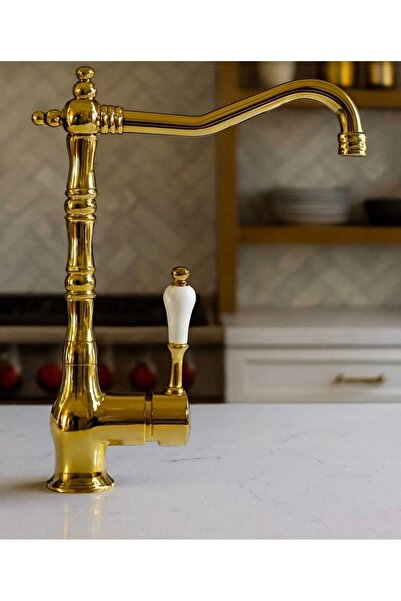 luxury faucet gold rustik evye bataryası