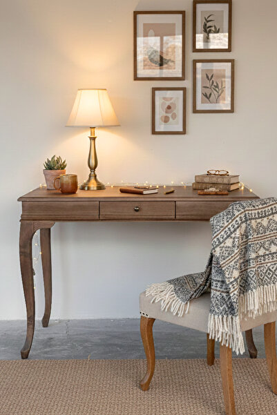 Woodenbend Mirage 70x110 Eskitme Rengi Çalışma Masası– Modern Country Rustik,...