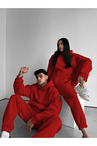 OKULCUBABA Unisex Couples Special 3-Ply Shar Fleece-Lined Ofman Set (Single)