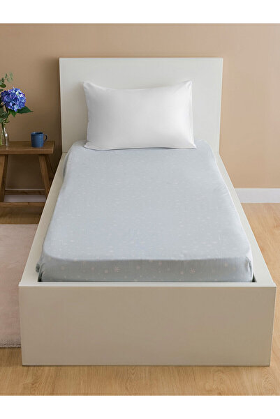 LC Waikiki New Season Snowflake Embroidered Elastic Sheet