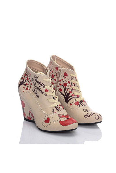 Streetfly Cizme multicolore pentru femei cu tematică de Ziua Îndrăgostiților