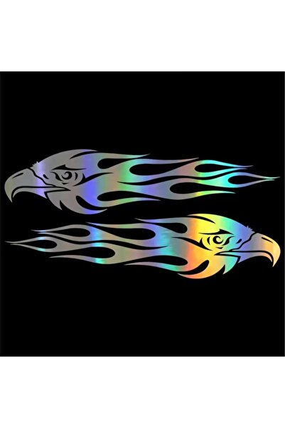 ÖZGÜL REKLAM Kartal Alevi Stickeri Araba sticker / Motor Sticker / Laptop Sti...