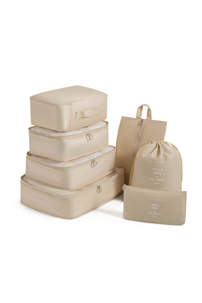 BRITISH TOURISTER مجموعة مكعبات تعبئة السفر المكونة من 7 قطع - منظمات أمتعة م...