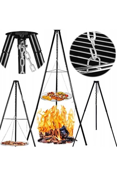 Optim Solution Grătar trepied pentru grădină