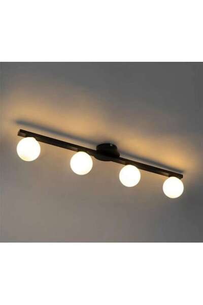 LEDZONE Candelabru LED-Zone cu montare aparentă, 4 dulii G9, negru LZ508-4