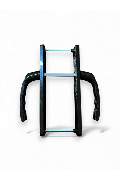 AKSA PVC Wboss Pvc Yale Barelli Balkon Kapı Kolu Alüminyum Siyah