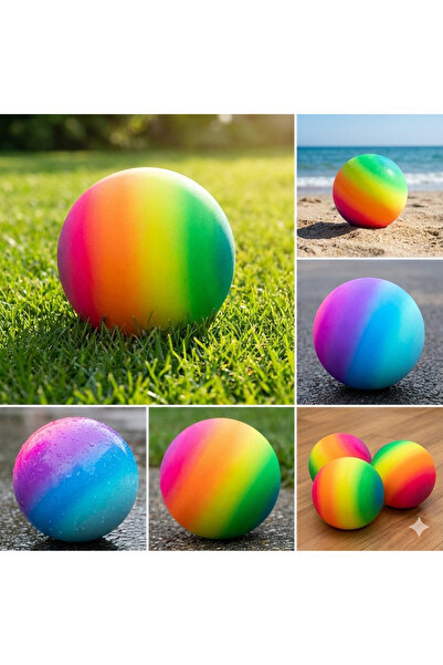 AVESSA Fosforlu Mini Plastik Futbol Topu