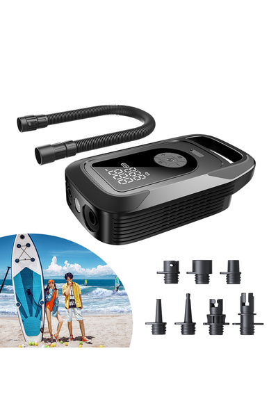 SHUFA مضخة هواء لاسلكية متعددة الأغراض |   خيام SUP وإطارات السيارات متوافقة |   150 رطل لكل بوصة مربعة