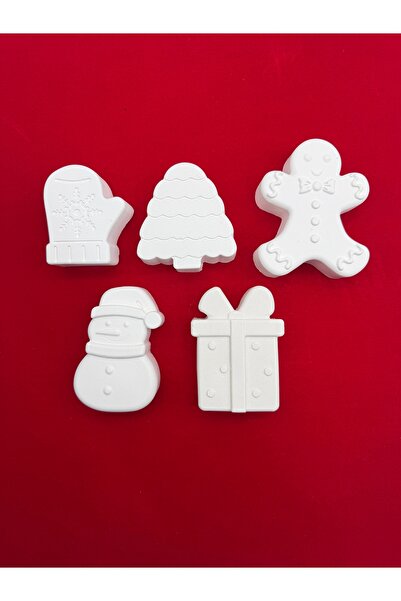 Mare 5’li Alçı Boyama Seti - Yılbaşı Seti