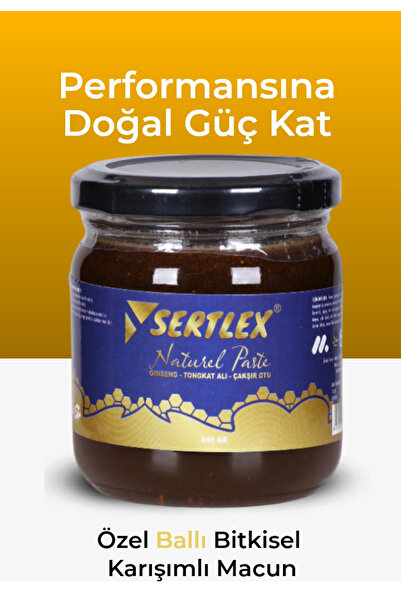 ABU ŞİFA BİTKİSEL & KOZMETİK ÜRÜNLER Sertlex Panax Çakşır Otlu Ginseng Macun ...