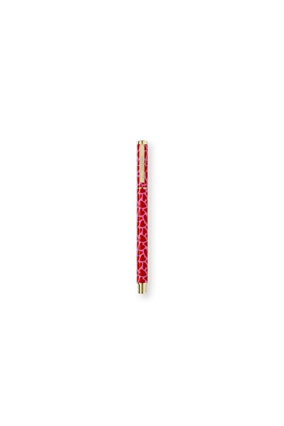 Chapters Premium Roller Pen, Pink & Red Hearts