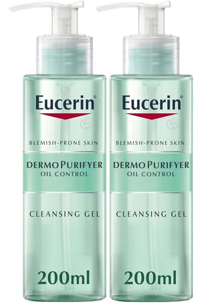 euceri جل ديرموبوريفاير لتنظيف الوجه والتحكم في الزيوت للبشرة المعرضة للشوائب وحب الشباب