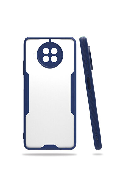 NewFace حافظة سيليكون بلاتينية لهاتف Xiaomi Mi 10T Lite - أزرق داكن