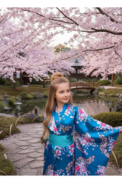 Beşik Kostüm Japon Kız Kimono Kostümü