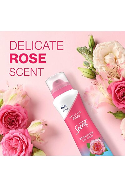 Secret Kuru Sprey Antiperspirant Deodorant Kadın 48 Saat Ter ve Koku Koruması...