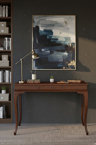 Woodenbend Mirage 70x110 Ceviz Rengi Çalışma Masası – Modern Country Rustik ,...