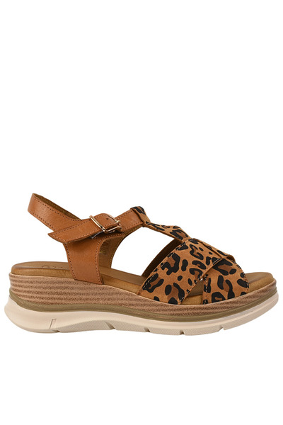 Anna Viotti Casual sandals, women, ANNA VIOTTI, brown, leather