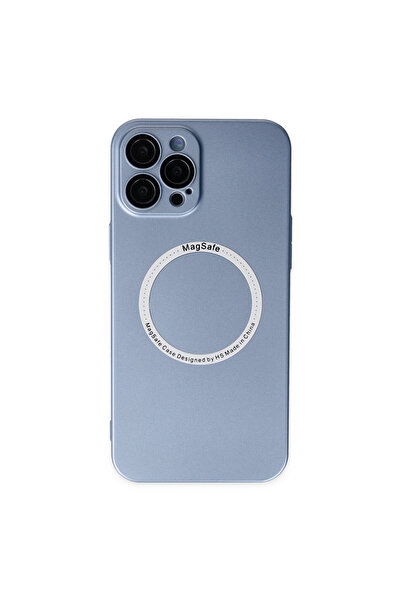 NewFace Iphone 12 pro case jack magneticsafe lens silicone - sierra blue