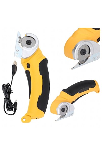 Optim Solution Mașină electrică de tăiat țesături fără fir - lamă SKH-9, tăie...